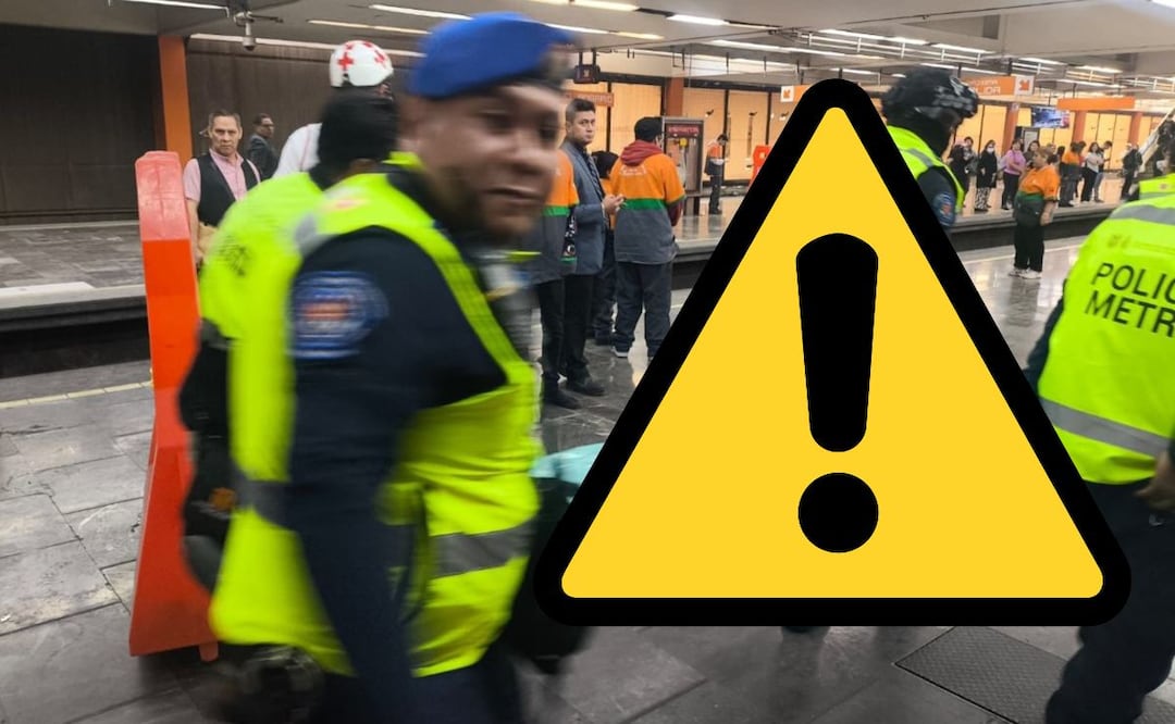 Muere trabajador de limpieza en la Línea 7 del Metro CDMX. Foto: (Especial)