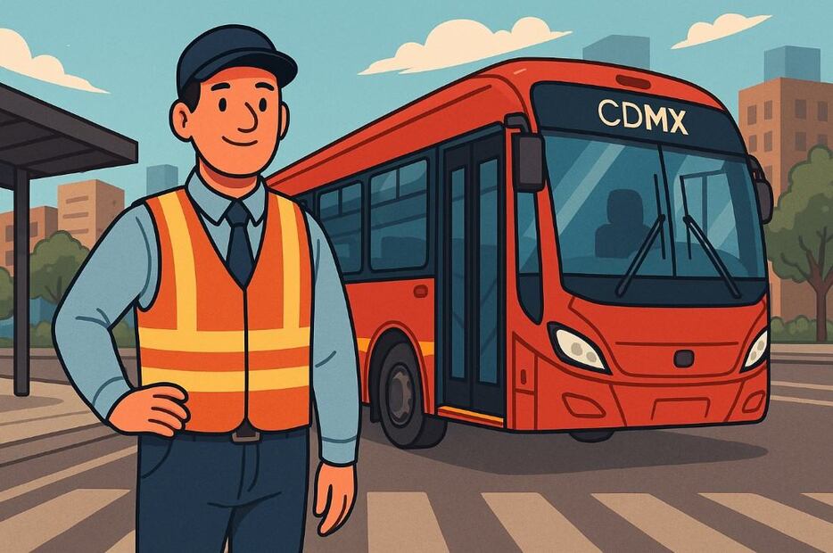 ¿Cómo conseguir trabajo de conductor del Metrobús CDMX? Requisitos, sueldo y prestaciones. Foto: (IA)
