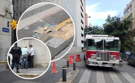 Hombre sufre fuertes cortes en el brazo en la Cuauhtémoc, tras caer vidrio de un edificio ¿lo perdió?