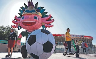 FIFA mandan a la chinampa al ajolote de Clara Brugada