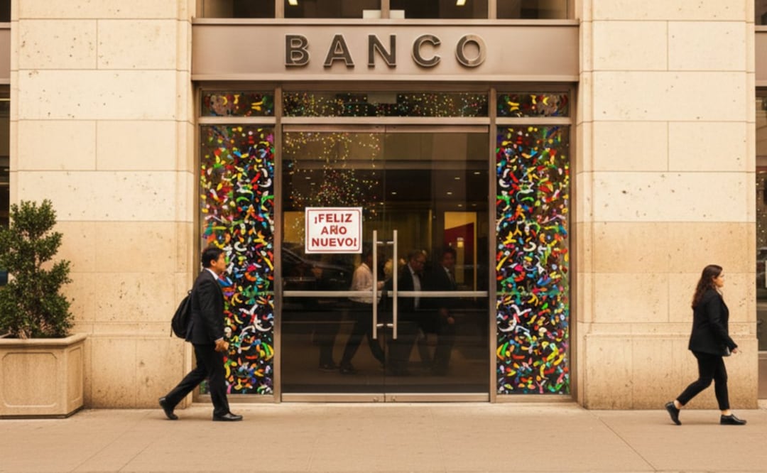 Imagen ilustrativa: IA (Qué bancos no darán servicio este jueves 1 de enero de 2026)