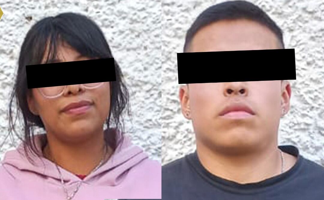 Pareja de extorsionadores (Foto: Especial)