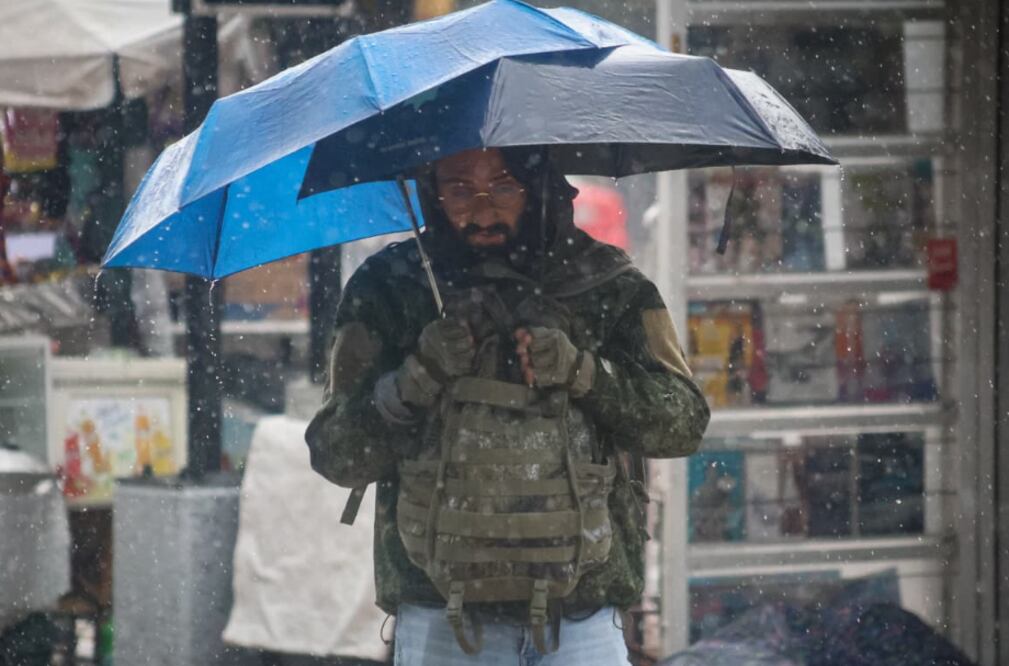 Lluvia en CDMX (Foto: Luis Camacho)