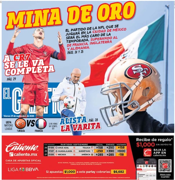 Portada El Gráfico | Viernes 25 de septiembre 2026