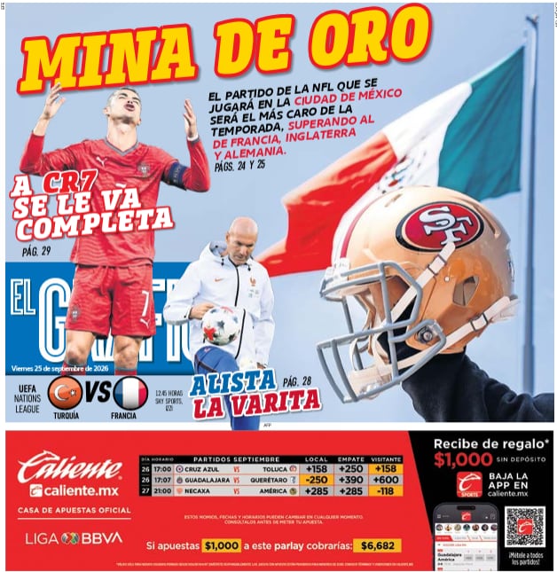Portada El Gráfico | Viernes 25 de septiembre 2026