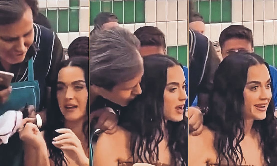 Mesero besa a Katy Perry sin su consentimiento y el Internet estalla en su contra