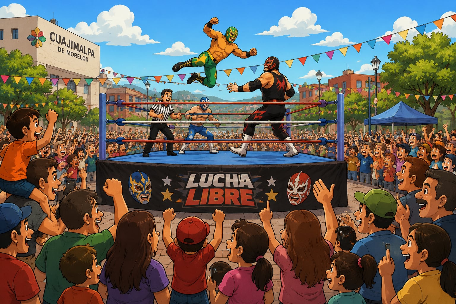 Celebra el Día del Padre con una buena función de lucha libre en Cuajimalpa
