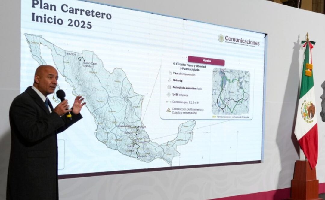 Sheinbaum presenta Plan Carretero 2025, desembolsará 35 mil millones de pesos
