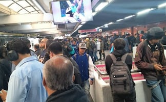 Metro CDMX: Líneas lentas y saturadas por presencia de lluvia