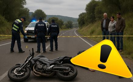 Muere motociclista tras derrapar en la Carretera Federal Naucalpan-Toluca ¿Imprudencia o accidente?