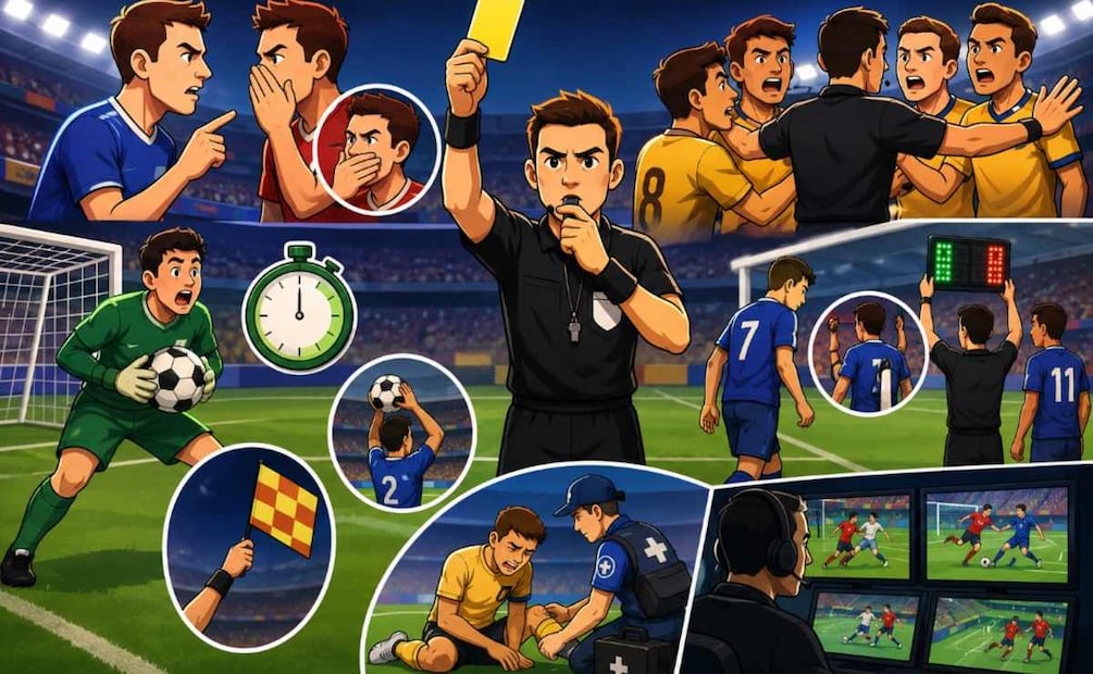 ¿Cuáles son las nuevas reglas de futbol que se implementarán en el Mundial 2026?. Foto: (IA)