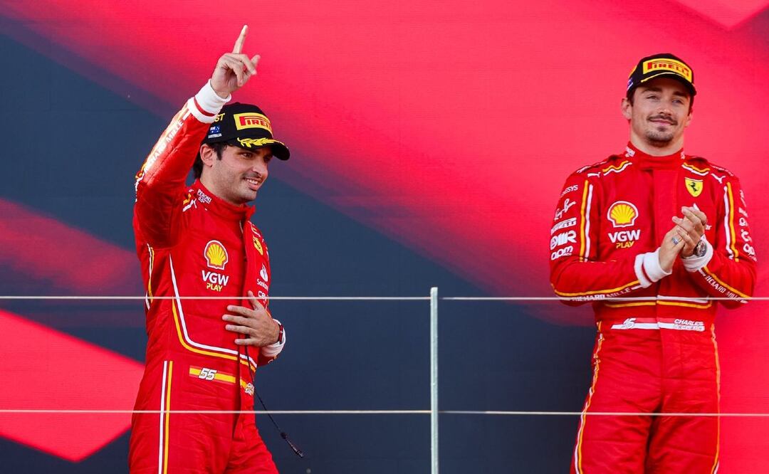 Ferrari hace el 1-2 en el Gran Premio de Australia; Checo termina en 5