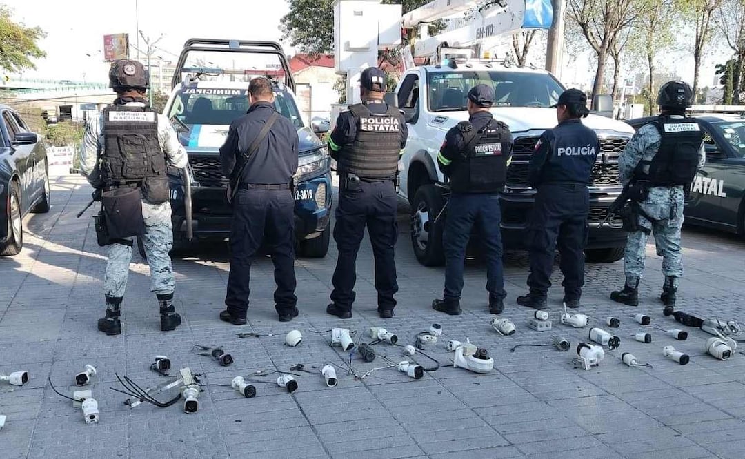 Retiran cámaras de videovigilancia en Naucalpan. Foto: (Especial)