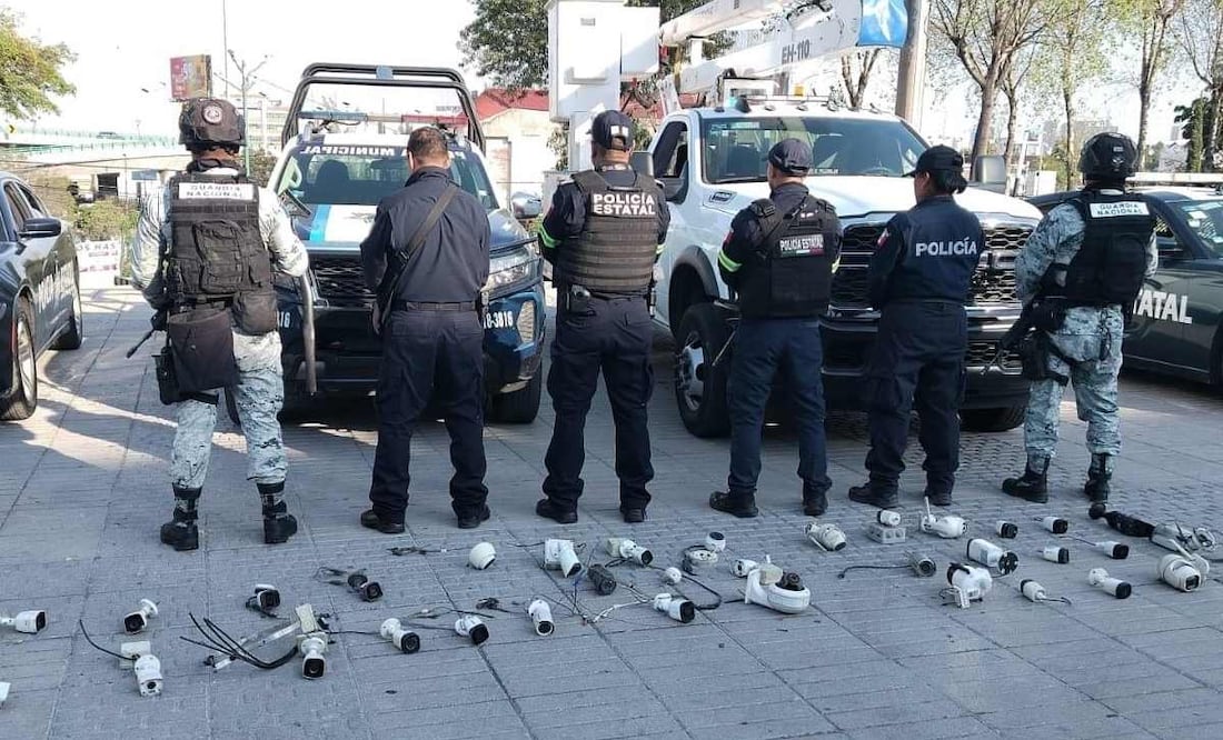 Retiran cámaras de videovigilancia en Naucalpan. Foto: (Especial)