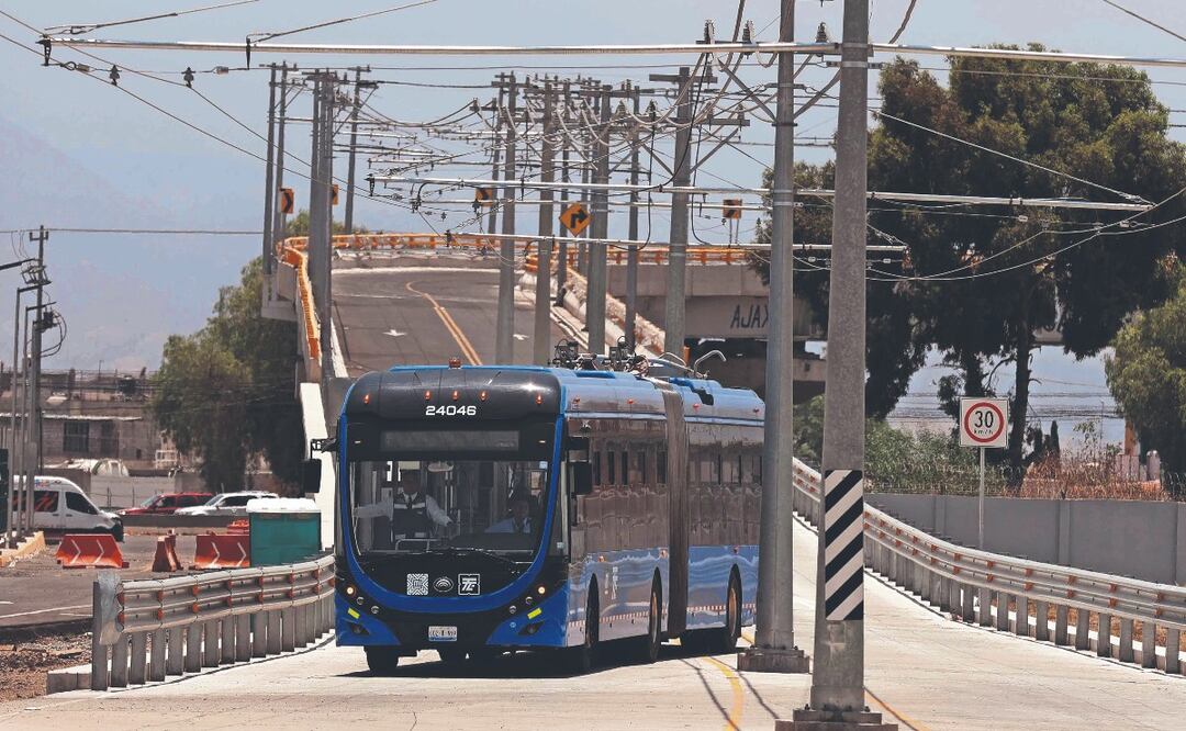 Inicia el Trolebús eléctrico en Chalco: ¿qué paradas estarán fuera de servicio?
Imagen: DIEGO SIMÓN. EL GRÁFICO