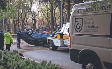 Trágico accidente en Iztacalco: Conductor muere tras volcar y derrapar 100 metros