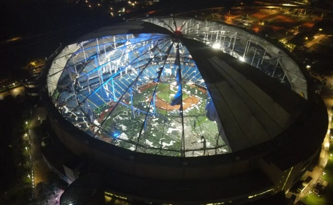 Huracán Milton daña estadios de Tampa Bay: Los Rays y Lightning, los más afectados