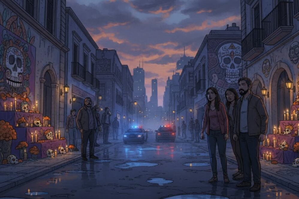 CDMX supera a Guanajuato y Sinaloa en homicidios durante el Día de Muertos (Foto: Creada con IA)