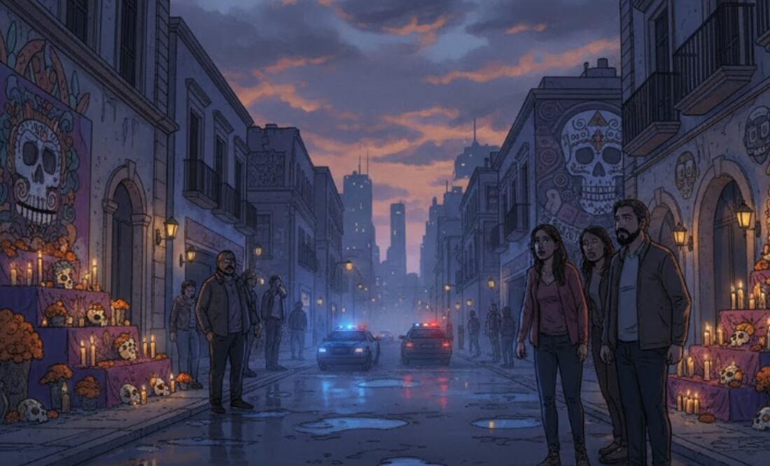 CDMX supera a Guanajuato y Sinaloa en homicidios durante el Día de Muertos (Foto: Creada con IA)