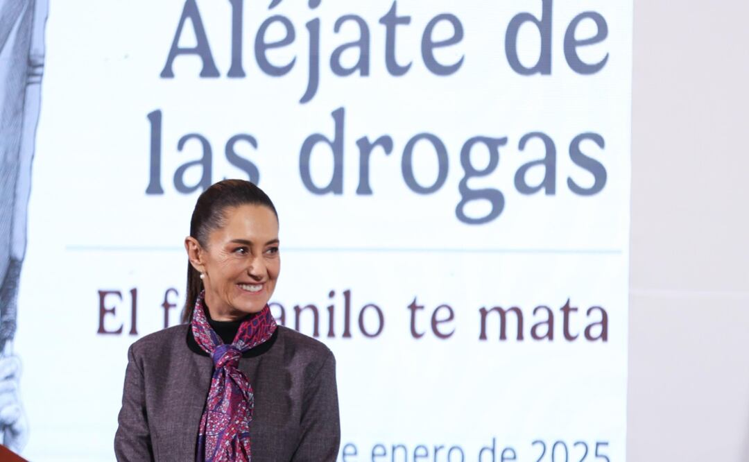 Claudia Sheinbaum presenta plan para combatir el consumo de drogas en adolescentes