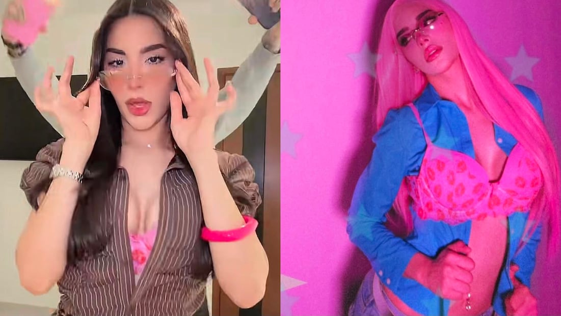 Mismo sujetador rosa con besos además de un parecido notable (Vía: Instagram)