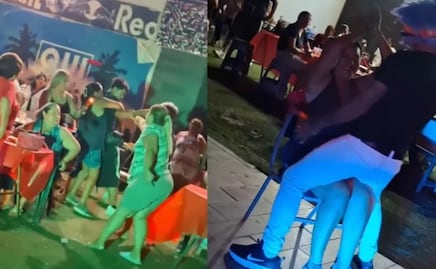 ¿Y la risa? Con cuchillo en mano amenazan a payaso por un baile sensual