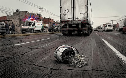Flores en el casco y tragedia en el asfalto: tráiler mata a biker en Ecatepec