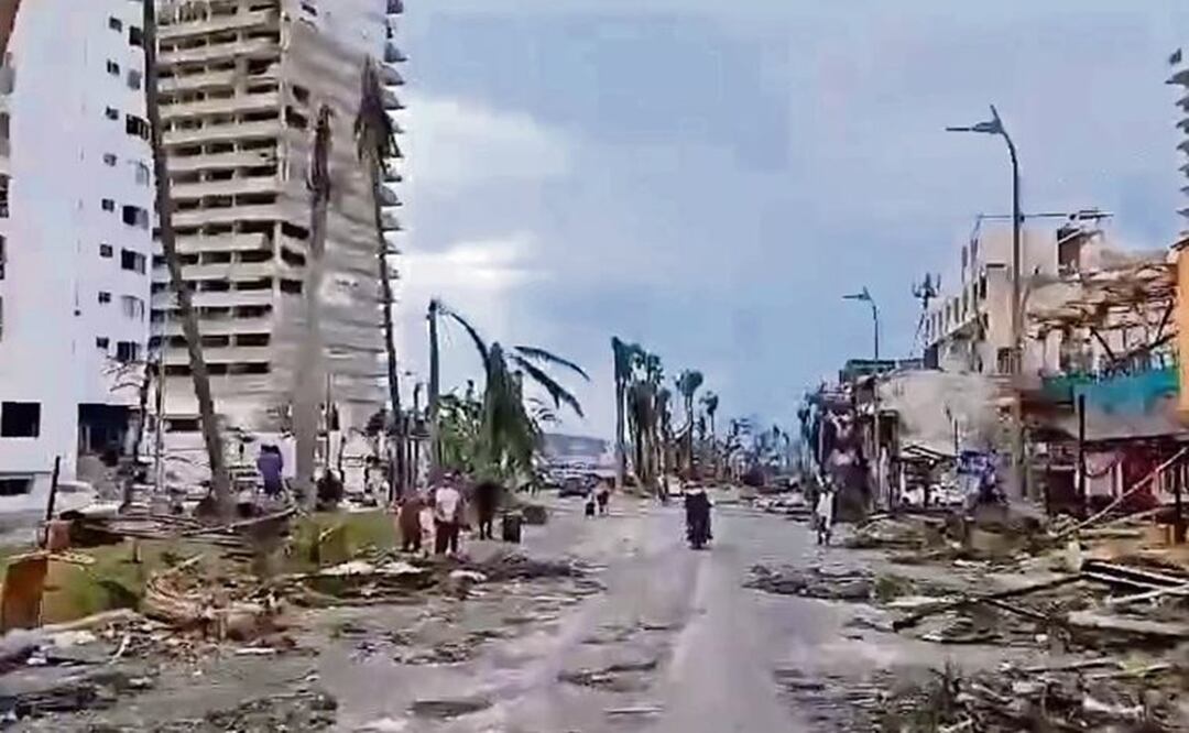 Huracán Otis, este es el apocalíptico escenario que dejó en su paso por Guerrero