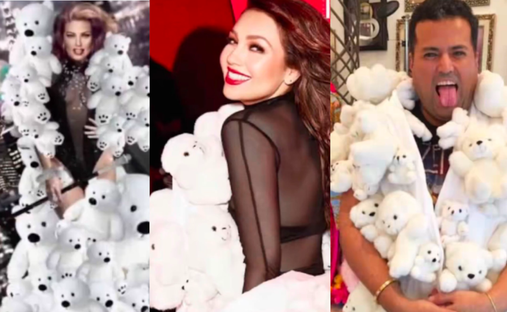 Looks de Thalía por Aldo Rendón (Vía: Redes)