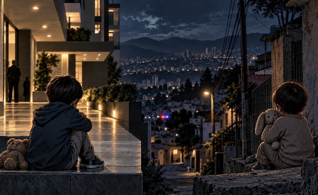 Dos niños, dos matanzas: La violencia los marcó en Tlalpan y Atizapán (Foto: Creada con IA)