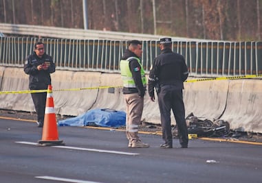 Camionero arrasa con vida de un biker en la México-Pachuca