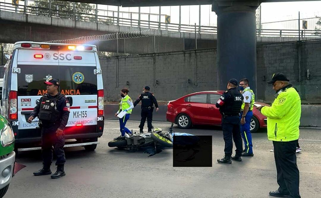 Biker muere tras horrible accidente hoy 17 de septiembre, en Indios Verdes