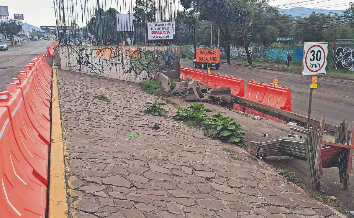 Inician trabajos de la Línea 5 del Mexibús en Gustavo Baz: pavimento deteriorado preocupa a automovilistas