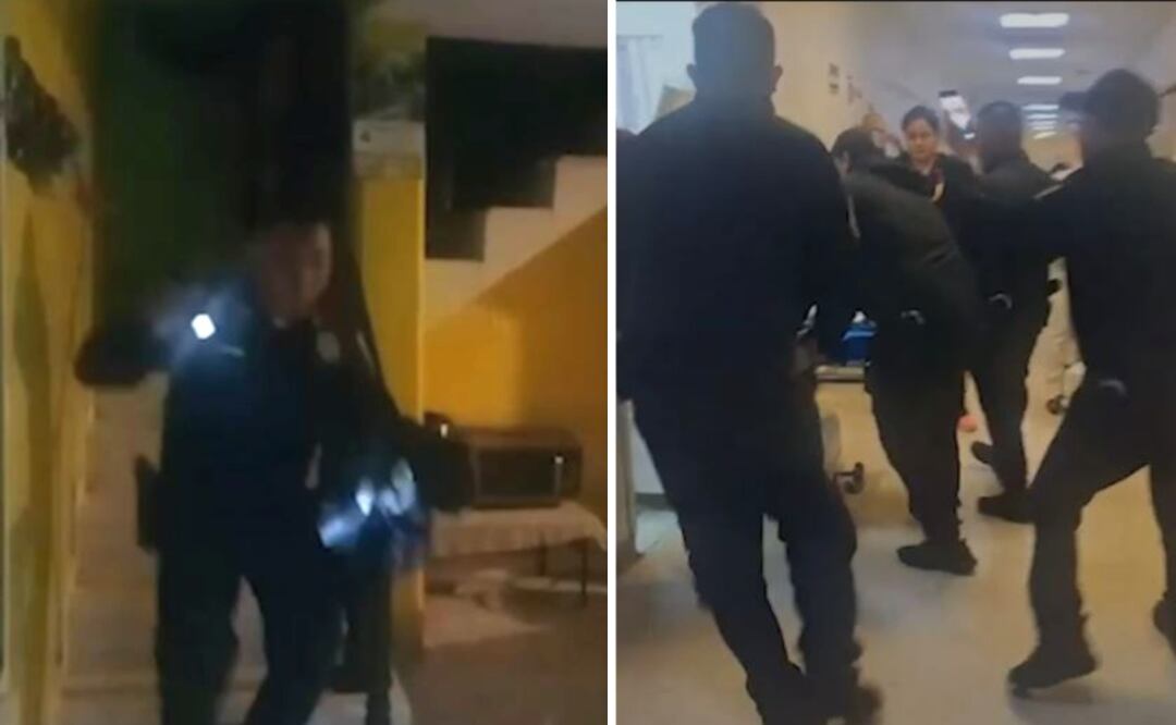 Foto: Redes sociales (Policías se visten de héroes y rescatan a menor de un incendio en Iztapalapa ¿Cómo ocurrió el hecho?)