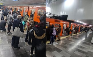 Metro CDMX hoy: Cuatro Líneas registran saturación de pasajeros en andenes y trenes esta mañana