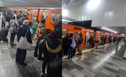 Metro CDMX hoy: Cuatro Líneas registran saturación de pasajeros en andenes y trenes esta mañana