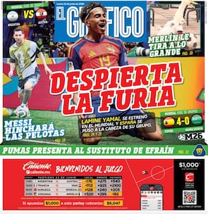 Portada El Gráfico | Lunes 22 de Junio de 2026