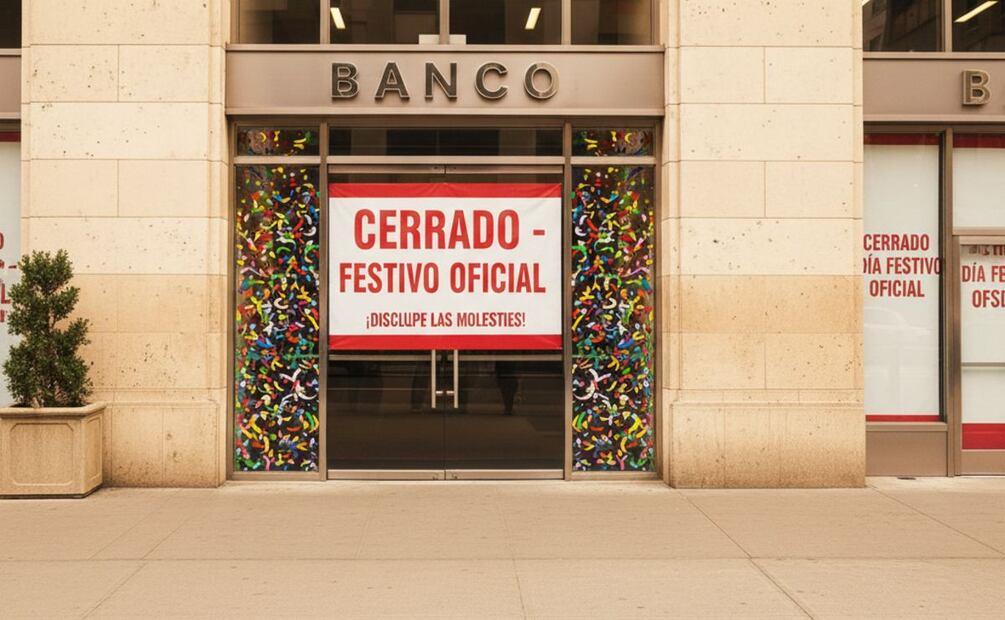 Imagen ilustrativa: IA (La mayoría de los bancos estarán cerrados este jueves 1 de enero)