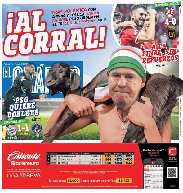 Portada El Gráfico | Jueves 7 de Mayo de 2026