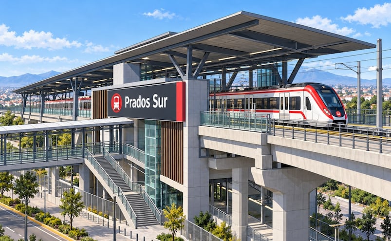 Con los nuevos precios del Tren Buenavista - AIFA ¿Cuánto cuesta ir al Aeropuerto desde Prados Sur?