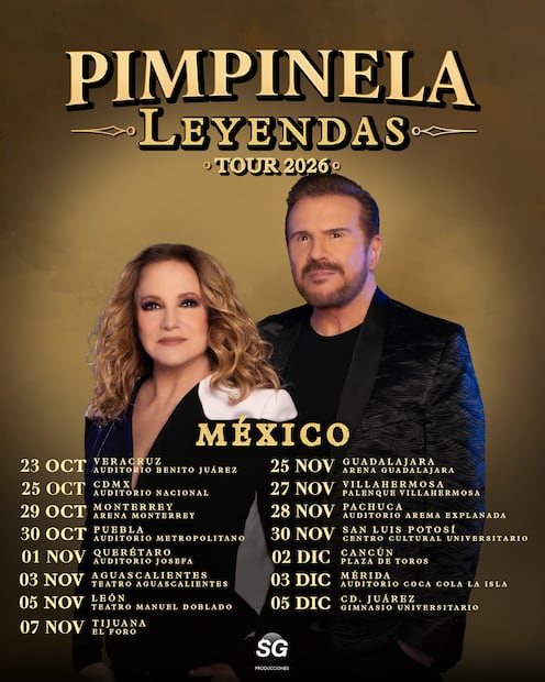 Fechas listas para el regreso de Pimpinela, en su tour "Leyendas" 
Foto: Redes Sociales