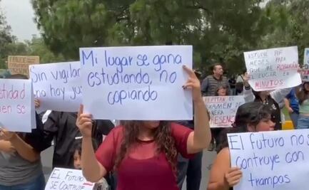 “Que teman los que hicieron trampa”: rechazados de la UNAM protestan por uso de IA