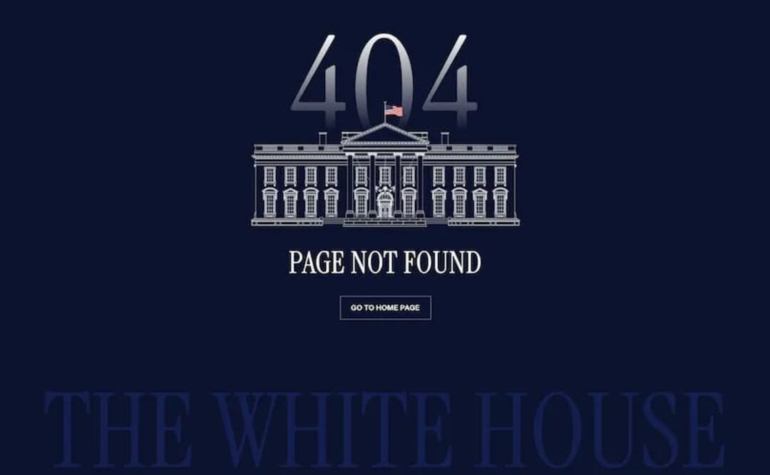 Donald Trump elimina el español de la página oficial de la Casa Blanca