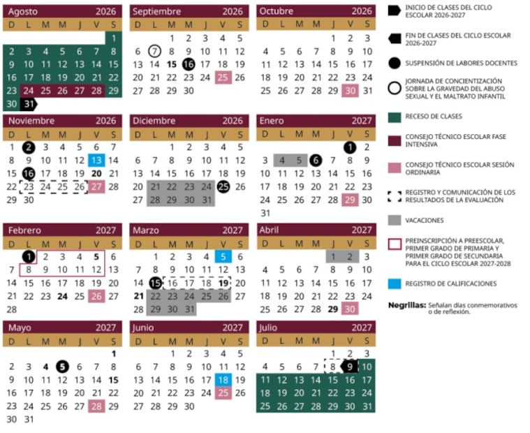 ¿Habrá clases el 25 de Septiembre que es el último viernes del mes? Esto dice la SEP. Foto: (SEP)