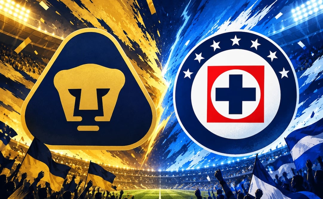 Pumas vs Cruz Azul. Foto: IA