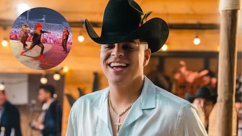 Eduin Caz EXPLOTA en el escenario y destroza una pantalla ante miles de fans