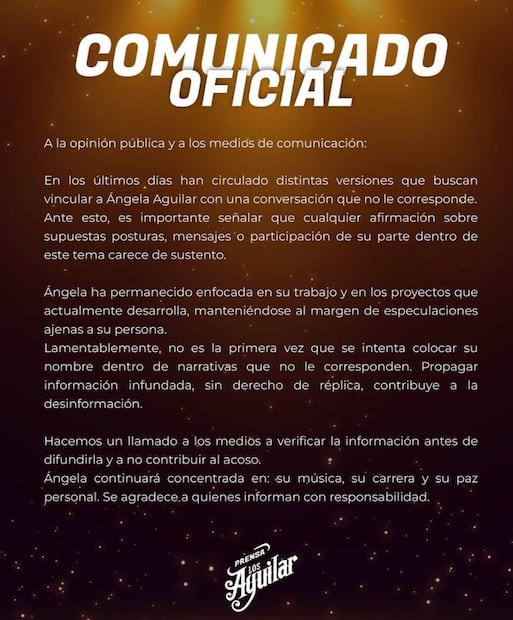 La "Dinastía Aguilar" sale en defensa de Angela tras polémica por la nueva canción de Christian Nodal. Foto: (Redes Sociales)