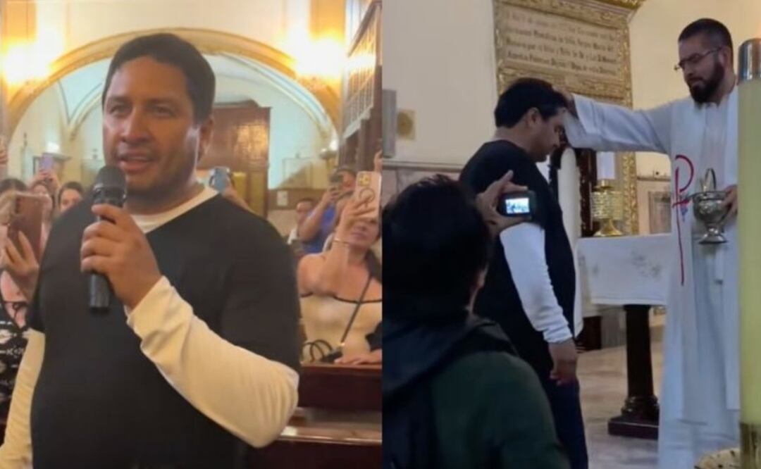 Julión Álvarez en el santuario de la Virgen de Talpa, en Jalisco. Foto: (Especial)