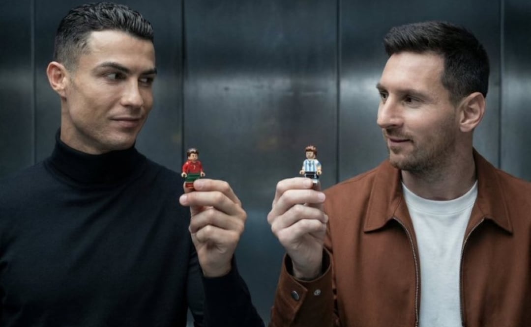 ¡Juntaron a puro crack! LEGO rompe internet con Ronaldo, Messi, Mbappé y Vinicius. Foto: (LEGO)