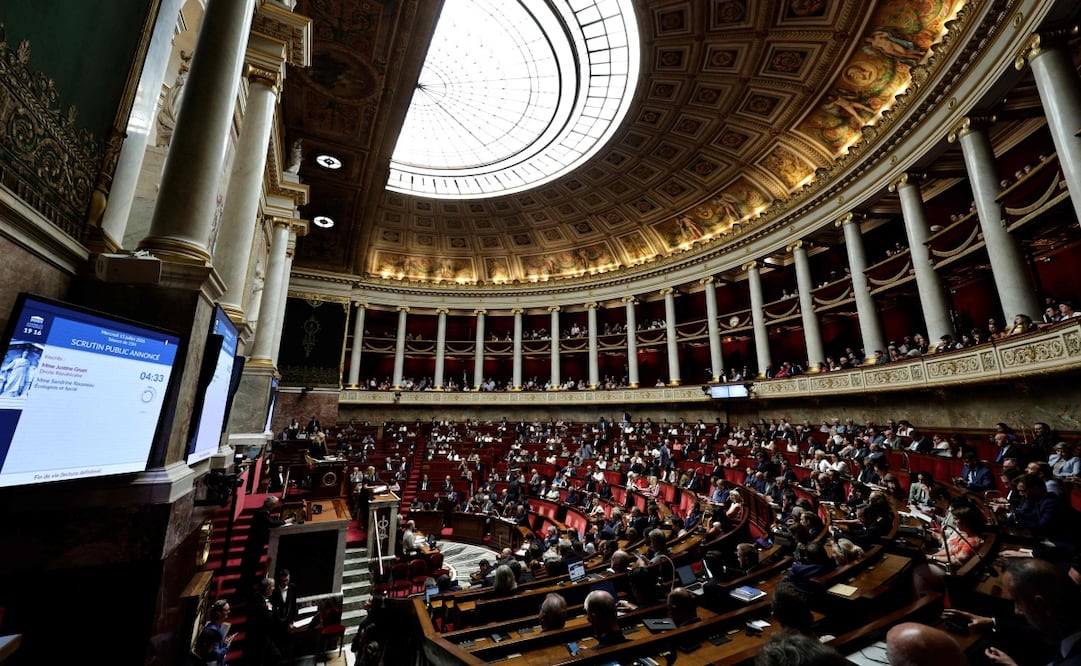 Asamblea Nacional de Francia. Foto: AFP